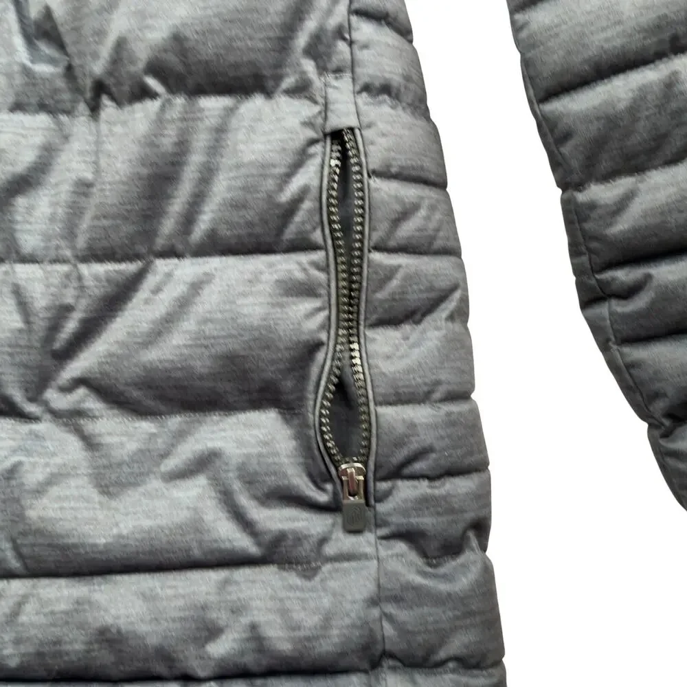 BKE Sport Buckle Quilted Puffer Full Zip Jacket  Men's Sz LRG